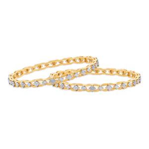Buy 18 Karat Gold & Diamond Bangles