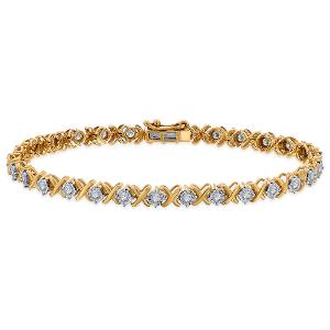 Buy 18 Karat Gold & Diamond Bracelet