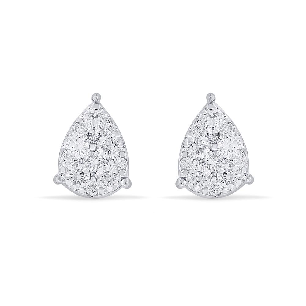Buy 18 Karat Gold & Diamond Earrings