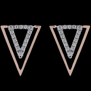Buy 14 Karat Gold & Diamond Earrings