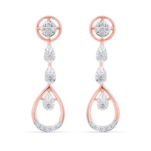 Buy 14 Karat Gold & Diamond Earrings