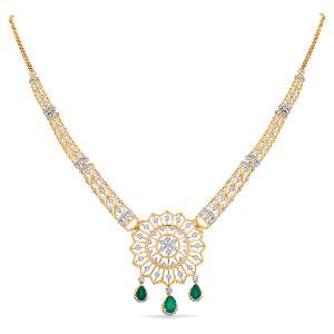 Buy 14 Karat Gold & Diamond Necklace