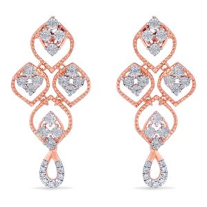 Buy 18 Karat Gold & Diamond Earrings
