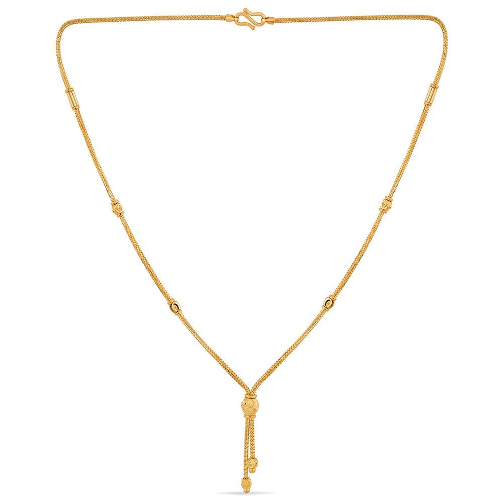 Buy 22 Karat Feminine Gold Necklace Chain