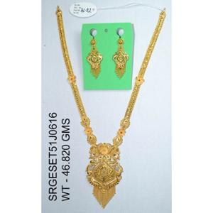 Buy 22 Karat Gold Necklace Set