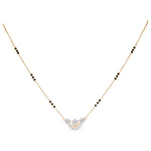 Buy 14 Karat Gold & Diamond Mangalsutra