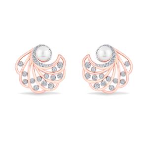Buy 14 Karat Gold & Diamond Earrings