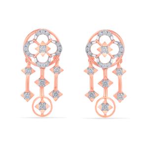 Buy 14 Karat Gold & Diamond  Earrings