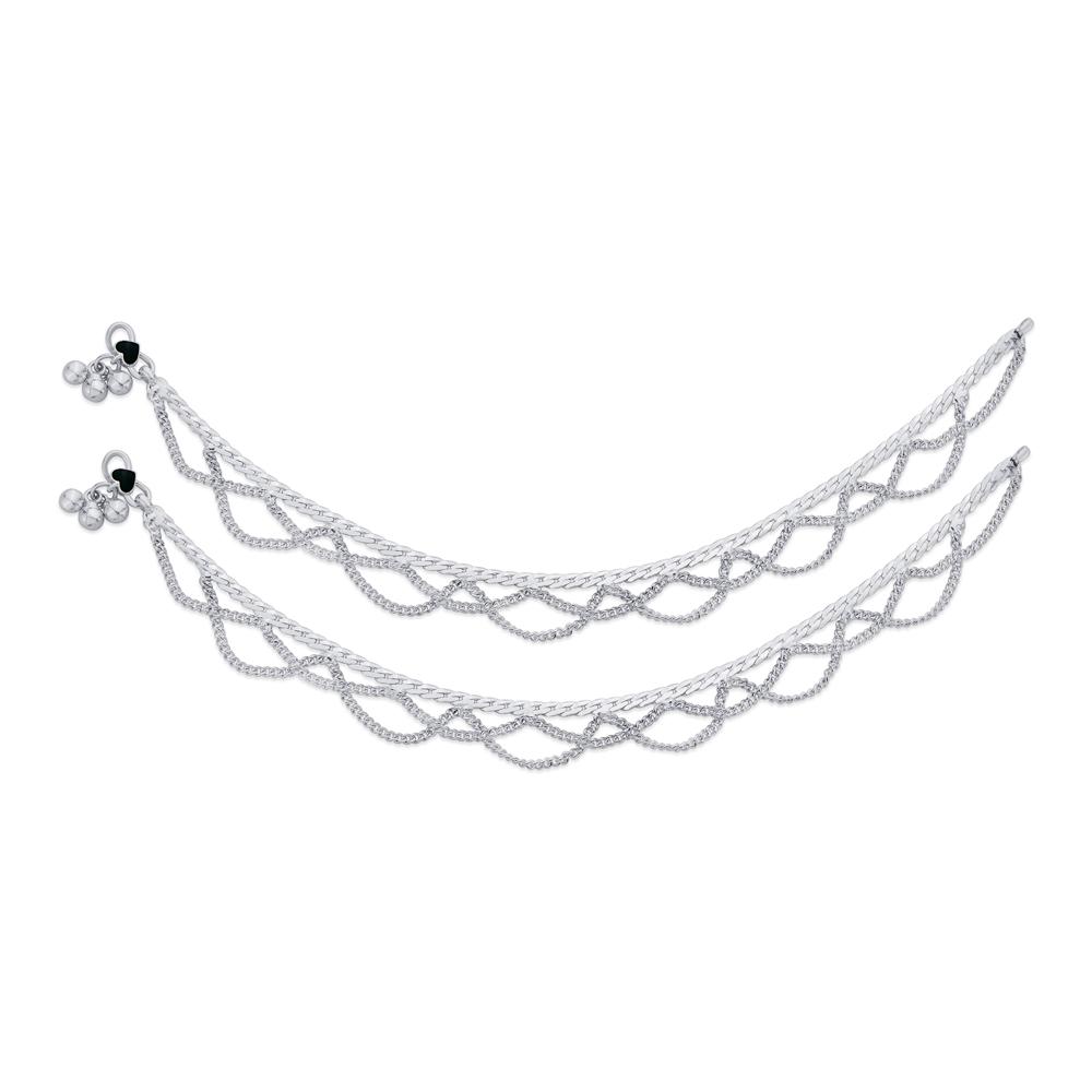 Buy 925 Purity Silver Anklet