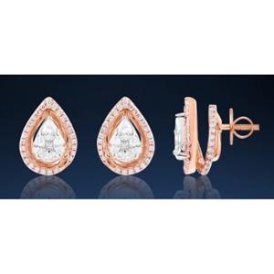 Buy 18 Karat Gold & Diamond Earrings