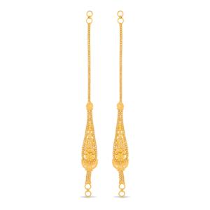 Buy 22 Karat Gold Earrings Chains