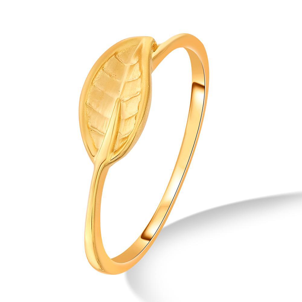 Buy Organic Leaf Gold Ring