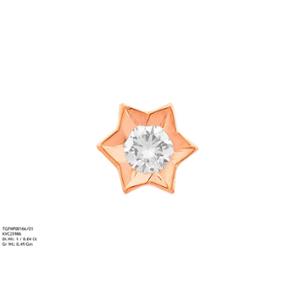 Buy 22 Karat Gold & Diamond Nose Pin