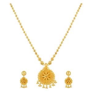 Buy 22 Karat Gold Necklace Set