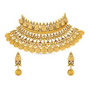 Buy 22 Karat Gold Necklace Set