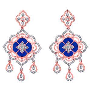 Buy 14 Karat Gold & Diamond Earrings