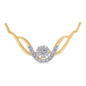 Buy 14 Karat Gold & Diamond Mangalsutra