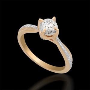 Buy 18 Karat Gold & Diamond Ring