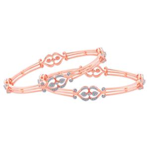 Buy Luminous Twinkling Rose Bangles