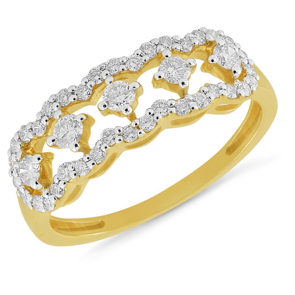 Buy Shimmering Lattice Diamond Ring