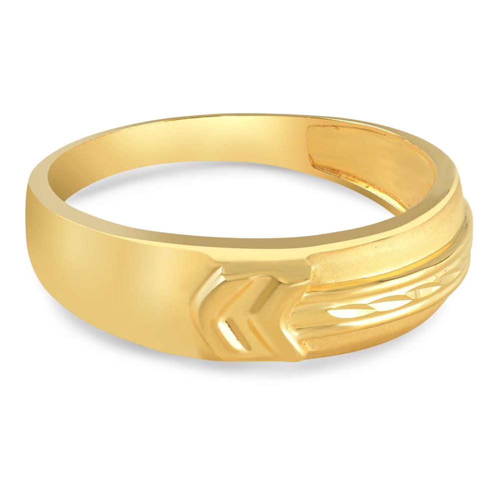 22Kt Gold Men's Ring | Gold - Reliance Jewels