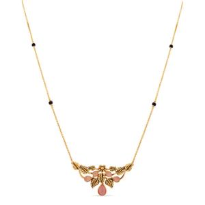 Buy 22 Karat Delicate Floral Mangalsutra