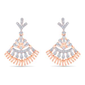 Buy 14 Karat Gold & Diamond Earrings