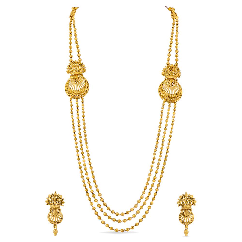 Buy 22 Karat Gold Necklace Set