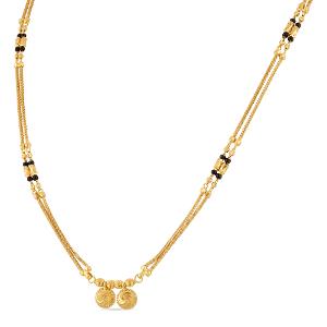 two layer gold mangalsutra