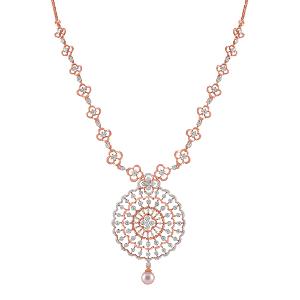 Buy 18 Karat Gold & Diamond Necklace