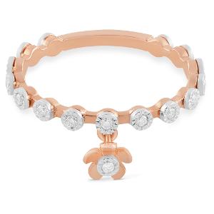 Buy 14 Karat Gold & Diamond Ring