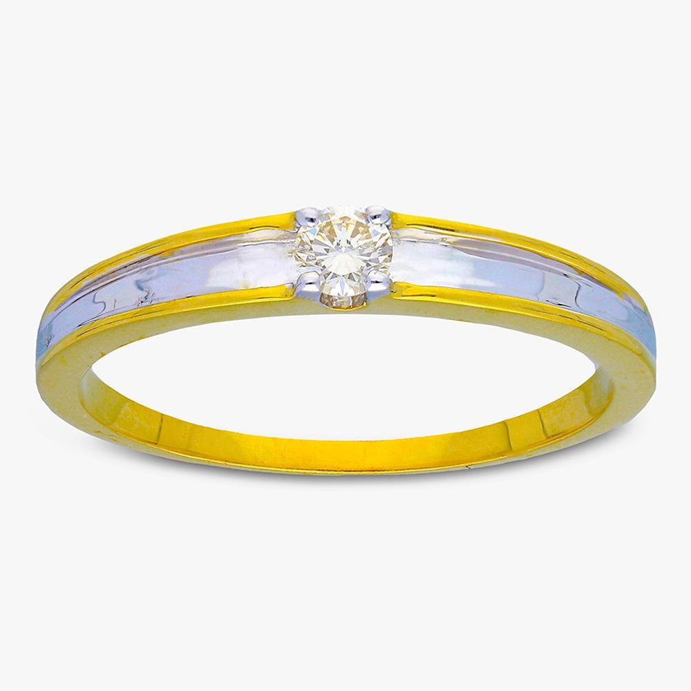 Buy 14 Kt Gold & Diamond Ring For Men