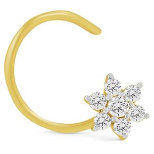 Buy Snowflake Spark Diamond Nose Pin