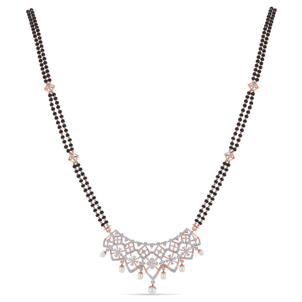 Buy 18 Karat Gold & Diamond Mangalsutra