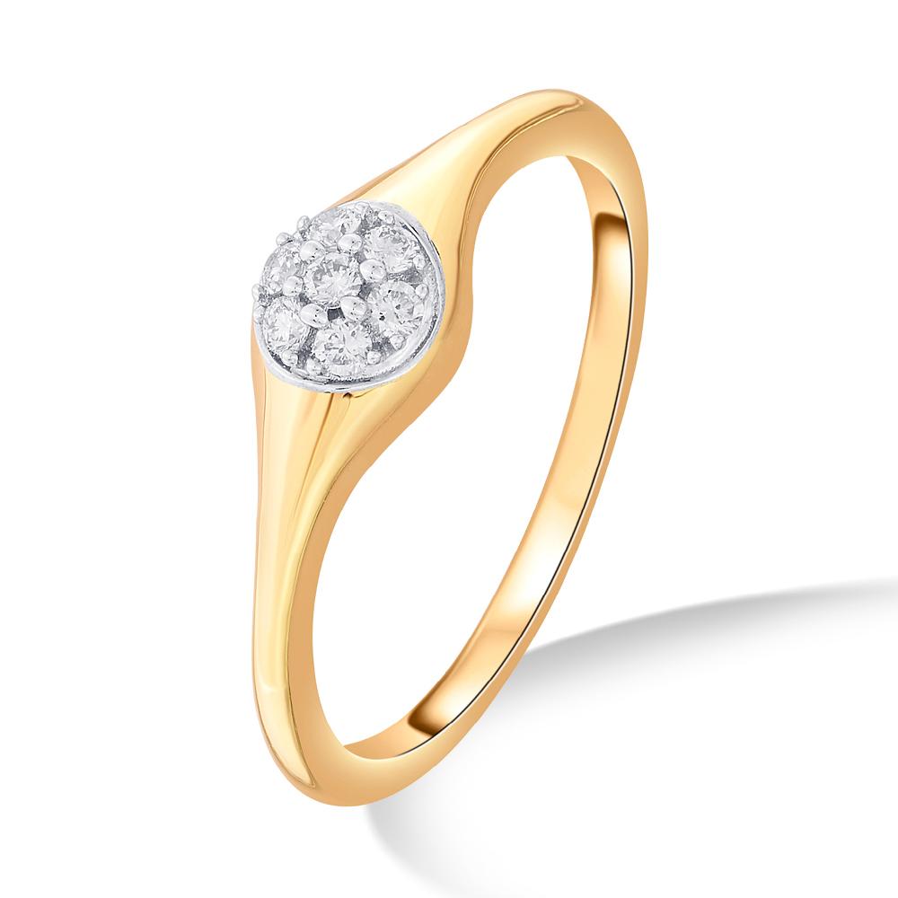 Buy 14 Karat Gold & Diamond Ring