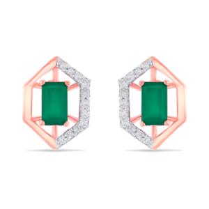 Buy 14 Karat Gold & Diamond Earrings