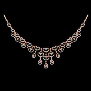 Buy 18 Karat Gold & Diamond Necklace