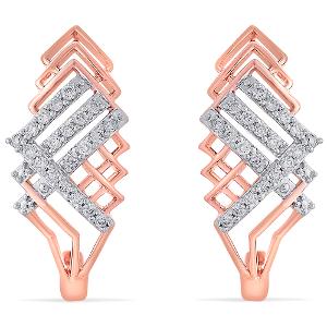Buy 14 Karat Gold & Diamond Earrings