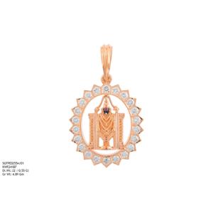 Buy 22 Karat Gold & Diamond Pendant