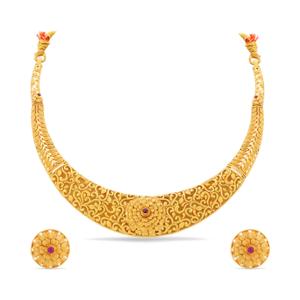 Buy 22 Karat Gold Necklace Set