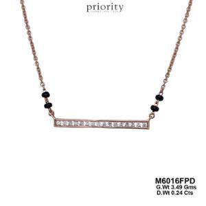 Buy 18 Karat Gold & Diamond Mangalsutra