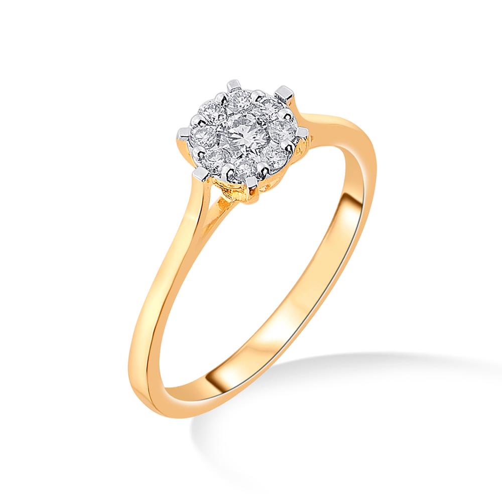 Buy 18 Karat Gold & Diamond Ring