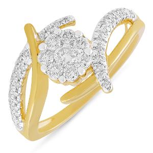 Buy 18 Karat Gold & Diamond Ring