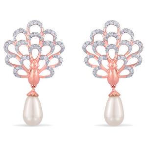 Buy 18 Karat Gold & Diamond Earrings