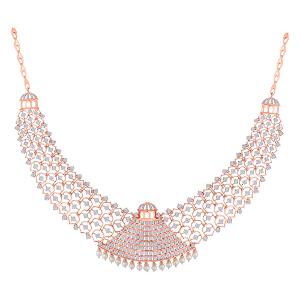Buy 14 Karat Gold & Diamond Necklace