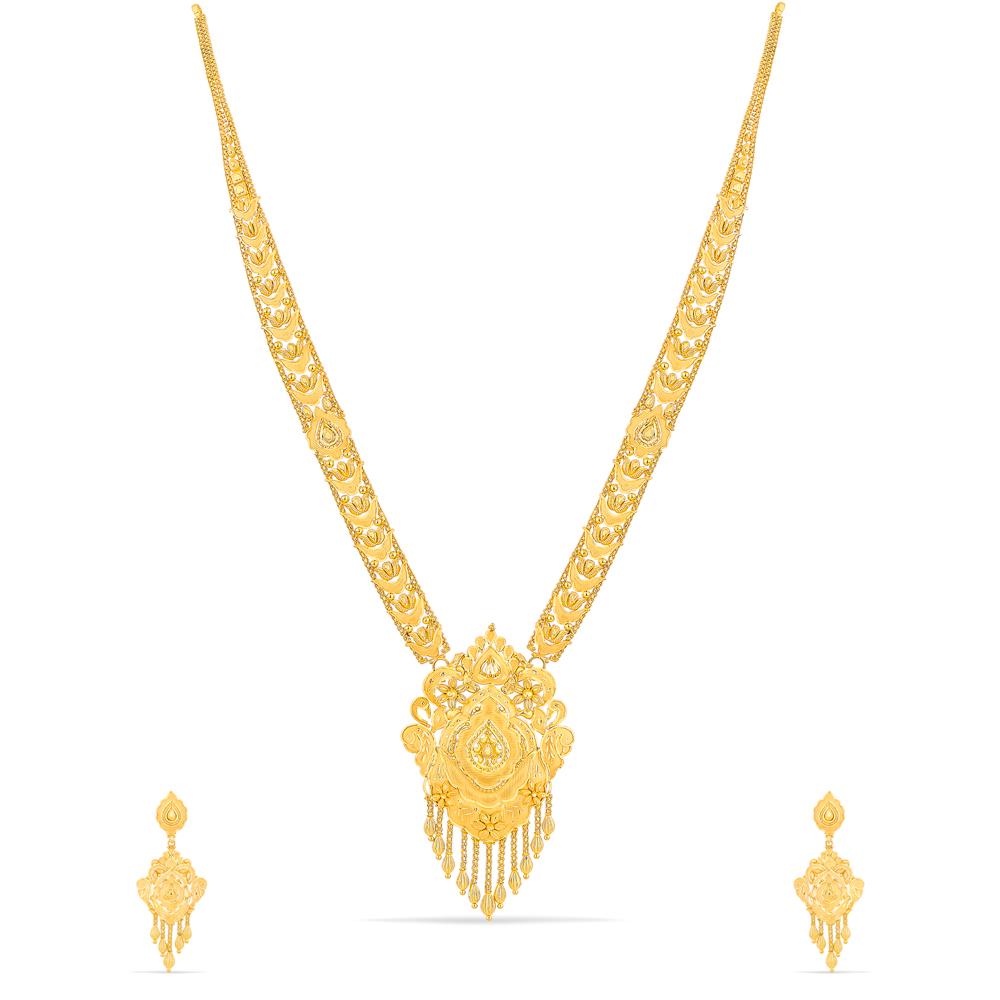 Buy 22 Karat Gold Necklace Set