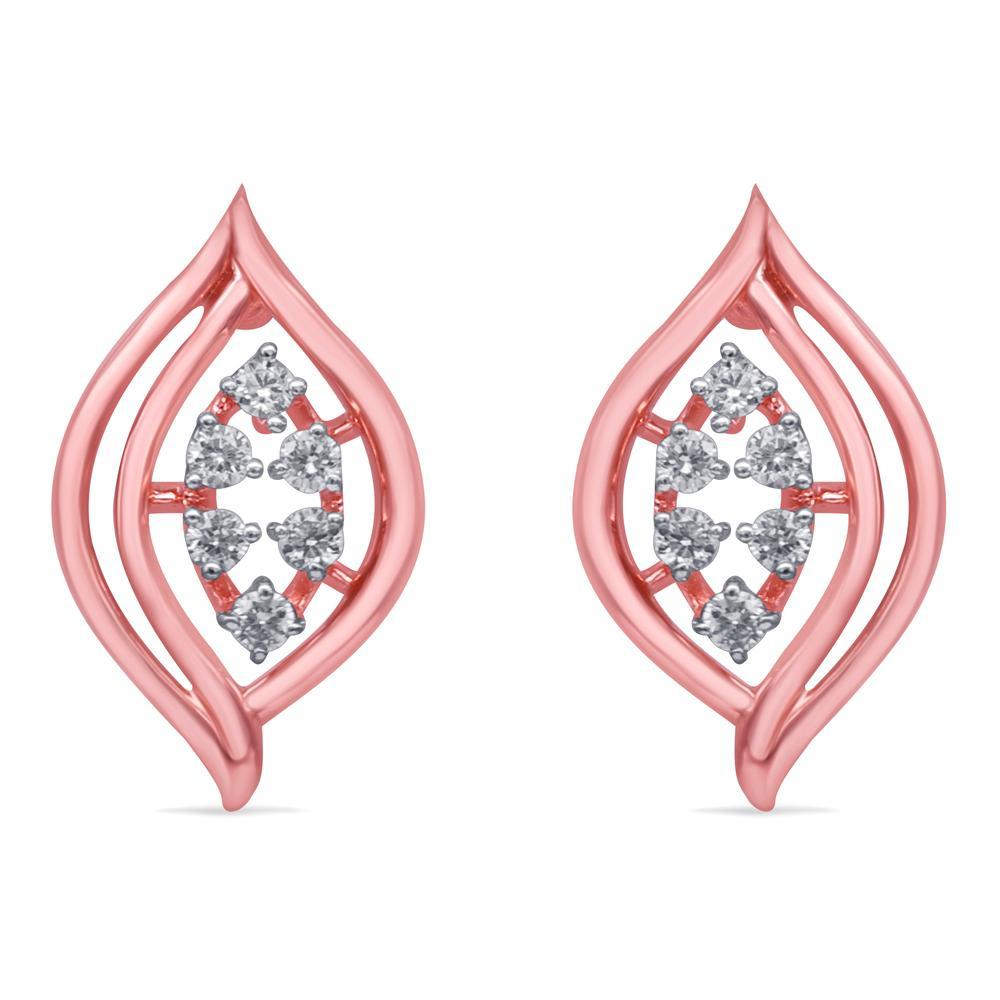 Buy Deinty leaf Diamond Earrings