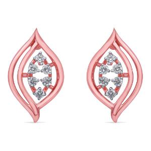 Buy Deinty leaf Diamond Earrings