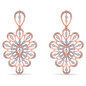 Buy 18 Karat Gold & Diamond Earrings