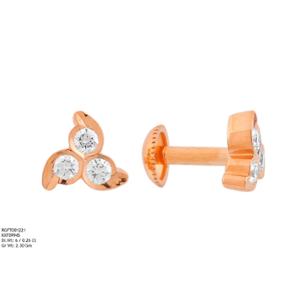 Buy 22 Karat Gold & Diamond Earrings